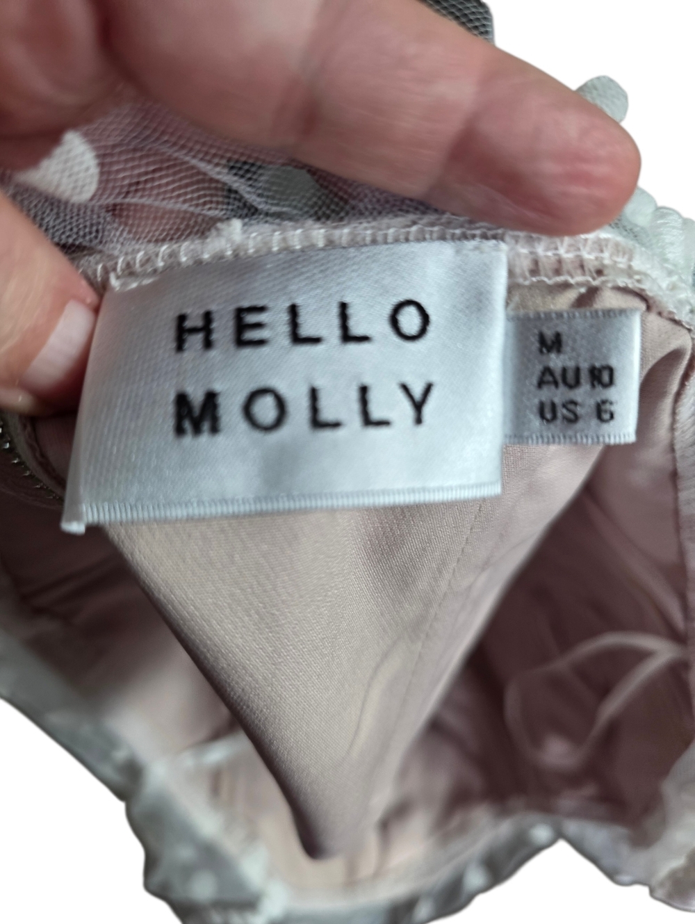 Hello Molly Malibu Sunset Top White Size 6 - Picture 4 of 8